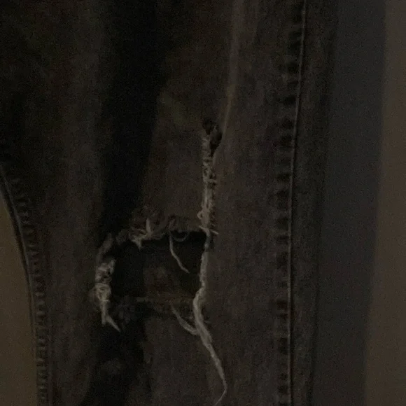 Tommy Jeans ripped knee black size 36 /32 great condition no flaws mens - Picture 5 of 9